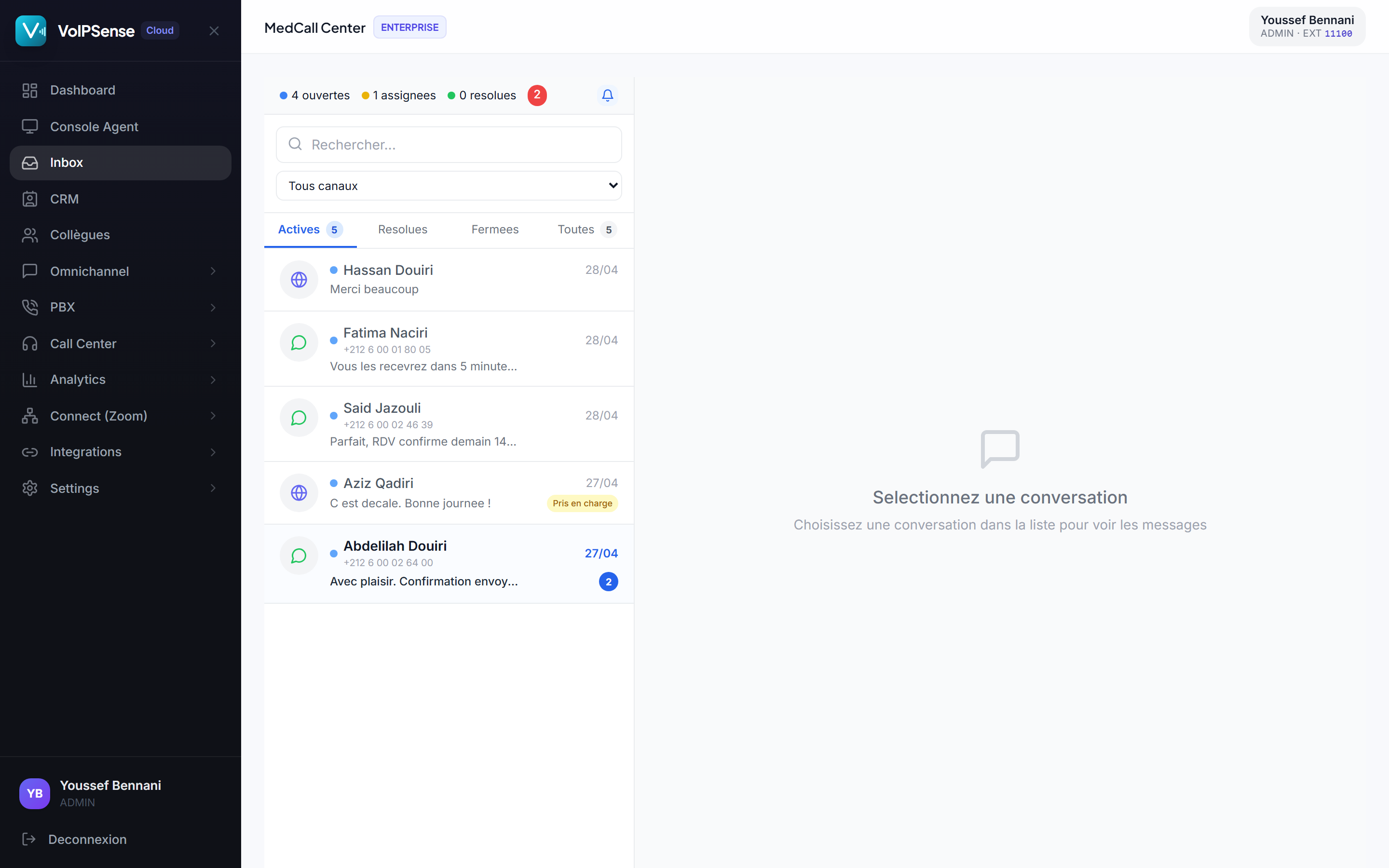 Inbox omnicanal